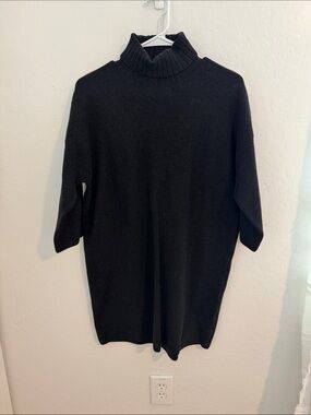 Pomander Place/Tuckernuck Black Turtleneck Sweater Dress